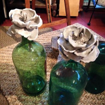 White Magnolia Wine Cork
