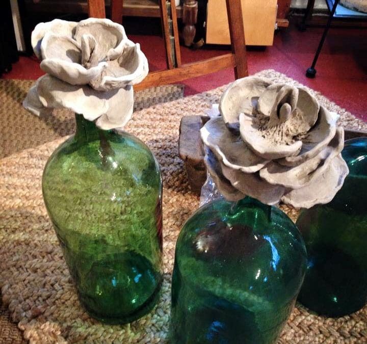 White Magnolia Wine Cork